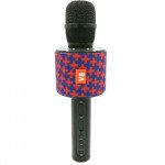 Wholesale Wireless Bluetooth Karaoke Microphone, 3-in-1 Portable Hand Speaker V8 (Blue Red)